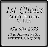 Local Business 1st Choice Accounting & Tax, LLC in Forsyth GA