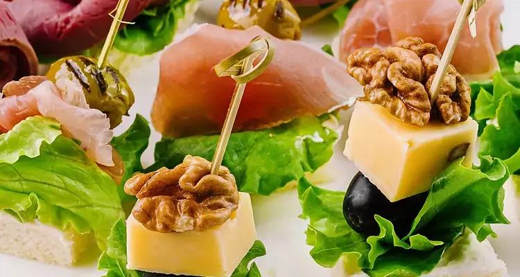 Delightful Gourmet Canapés Platter for Elegant Gatherings